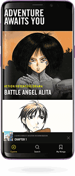 Mangamo manga app explore screen