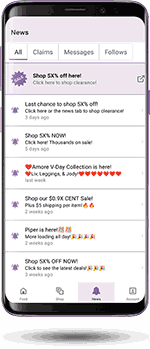 NAVA & Co. app news feed screen
