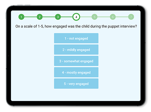 Puppet Interview admin survey creation screen